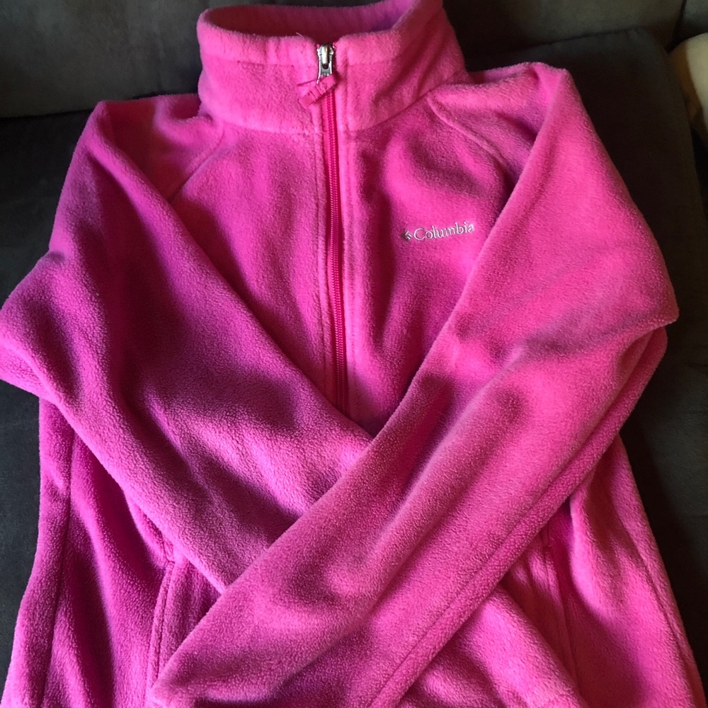 Columbia fleece full zip jacket